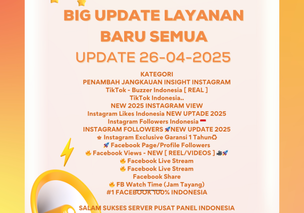 UPDATE LAYANAN TERBARU